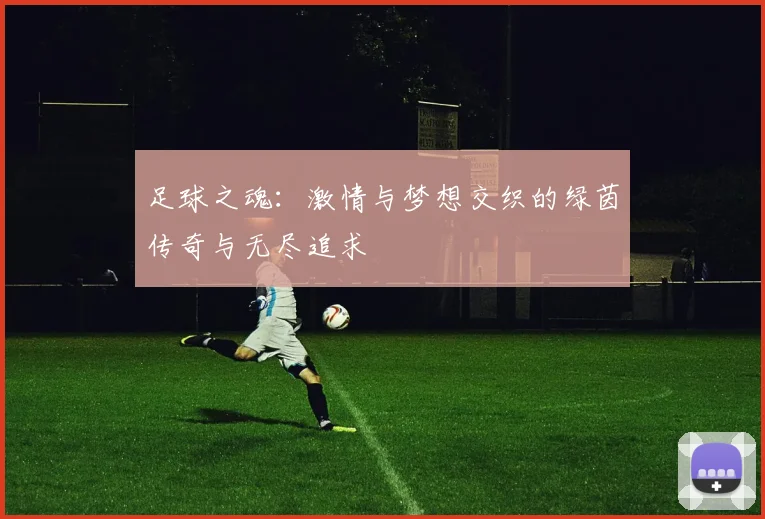 足球之魂：激情与梦想交织的绿茵传奇与无尽追求